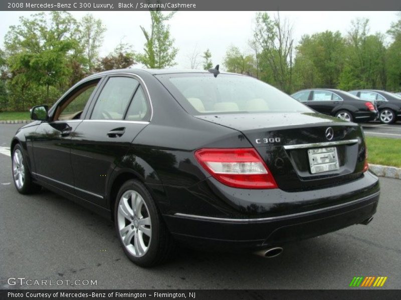 Black / Savanna/Cashmere 2008 Mercedes-Benz C 300 Luxury