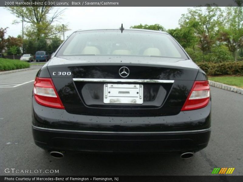 Black / Savanna/Cashmere 2008 Mercedes-Benz C 300 Luxury