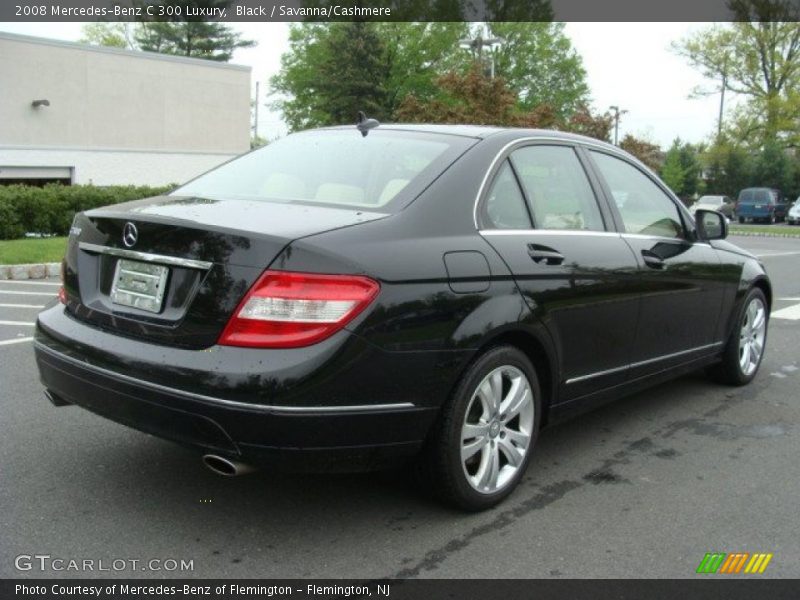 Black / Savanna/Cashmere 2008 Mercedes-Benz C 300 Luxury