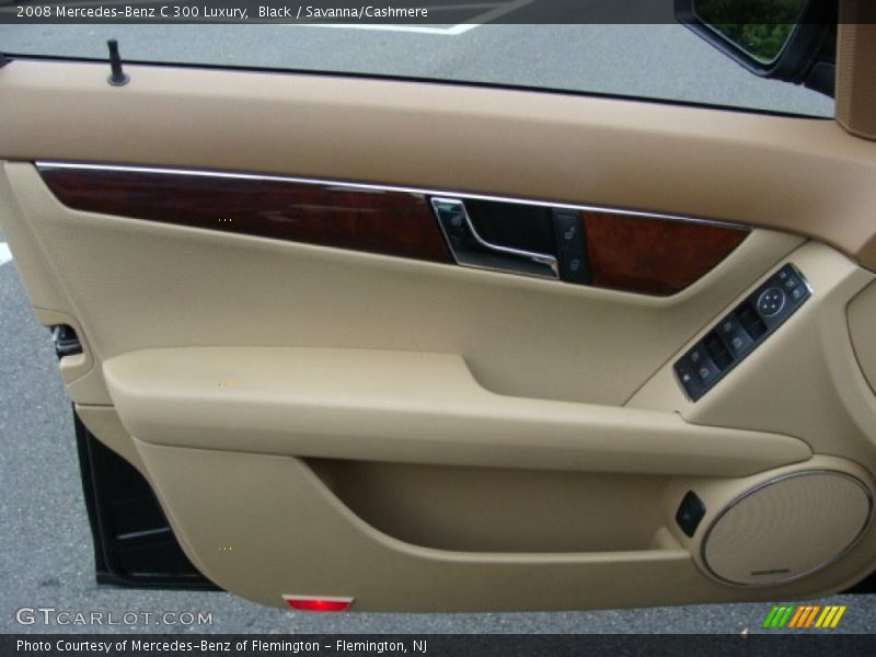 Black / Savanna/Cashmere 2008 Mercedes-Benz C 300 Luxury