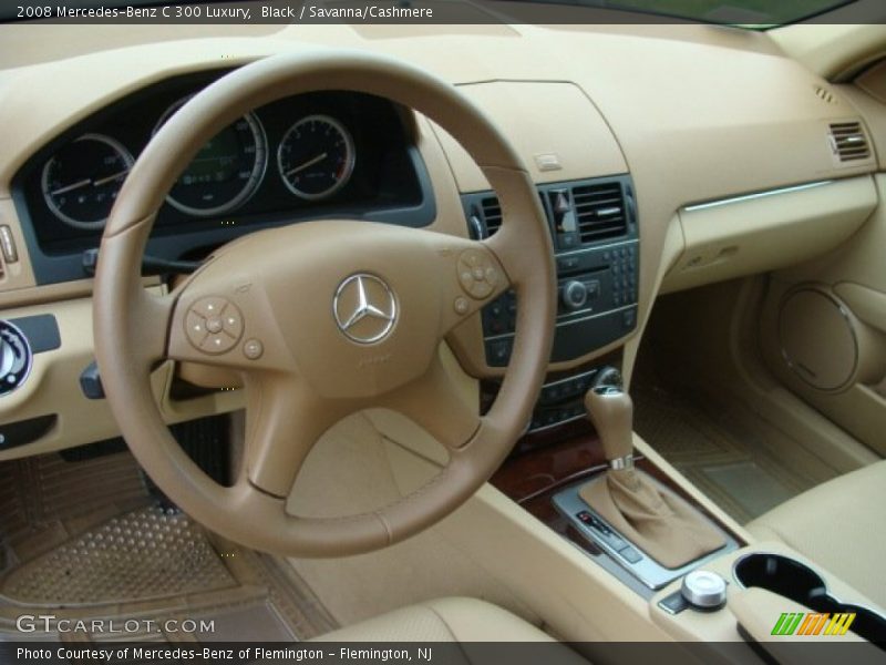 Black / Savanna/Cashmere 2008 Mercedes-Benz C 300 Luxury