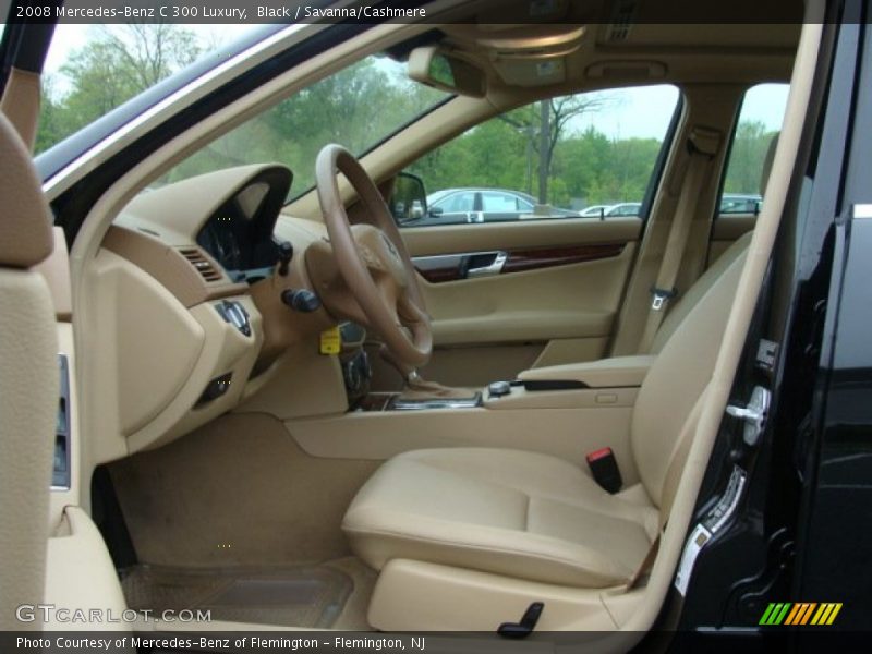 Black / Savanna/Cashmere 2008 Mercedes-Benz C 300 Luxury