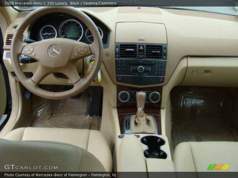 Black / Savanna/Cashmere 2008 Mercedes-Benz C 300 Luxury