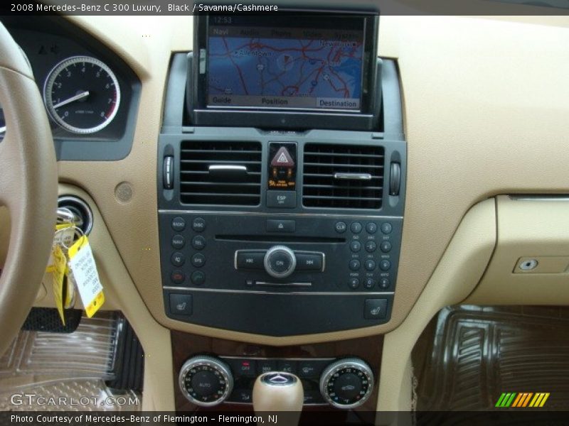 Black / Savanna/Cashmere 2008 Mercedes-Benz C 300 Luxury
