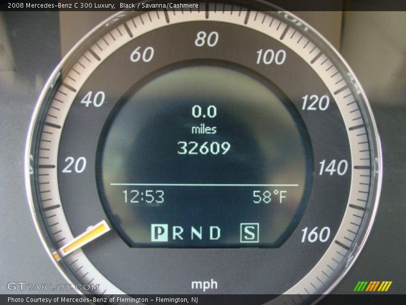 Black / Savanna/Cashmere 2008 Mercedes-Benz C 300 Luxury