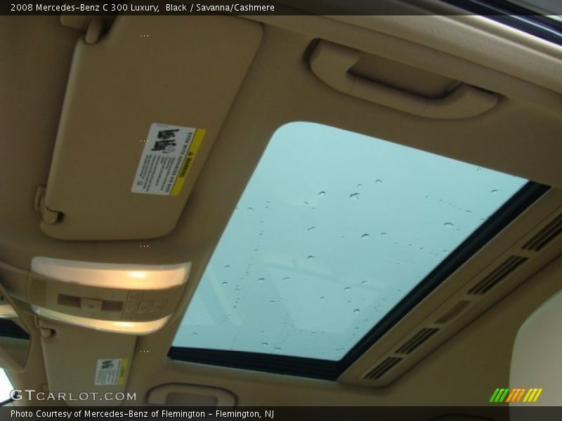Black / Savanna/Cashmere 2008 Mercedes-Benz C 300 Luxury