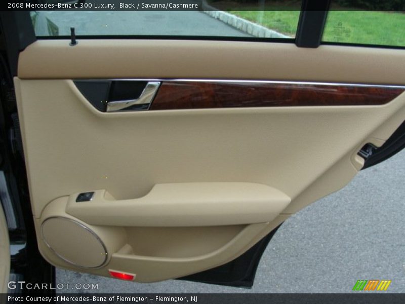 Black / Savanna/Cashmere 2008 Mercedes-Benz C 300 Luxury