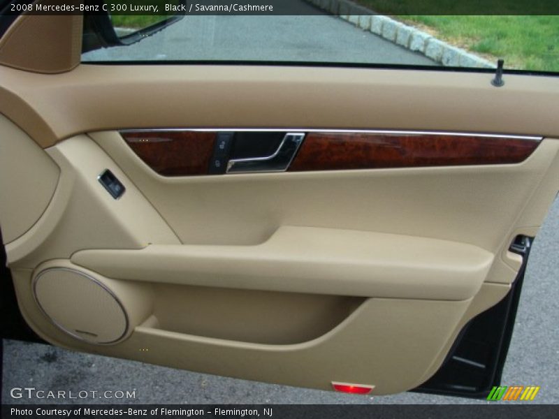 Black / Savanna/Cashmere 2008 Mercedes-Benz C 300 Luxury