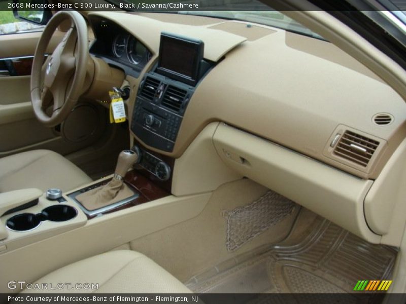 Black / Savanna/Cashmere 2008 Mercedes-Benz C 300 Luxury
