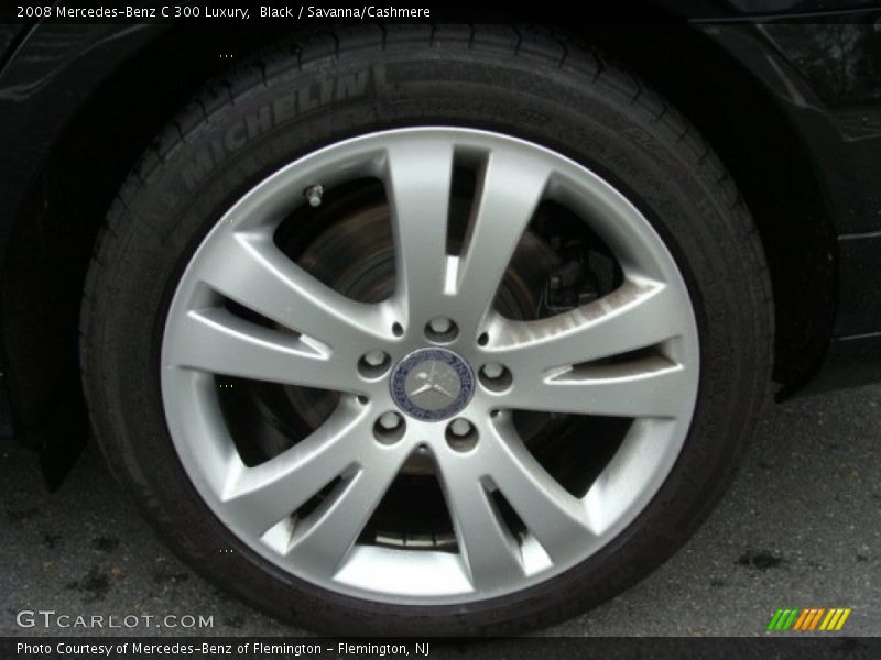 Black / Savanna/Cashmere 2008 Mercedes-Benz C 300 Luxury