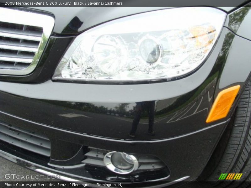 Black / Savanna/Cashmere 2008 Mercedes-Benz C 300 Luxury