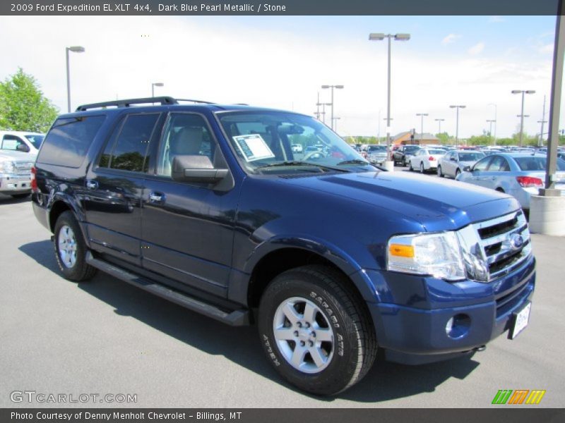Dark Blue Pearl Metallic / Stone 2009 Ford Expedition EL XLT 4x4