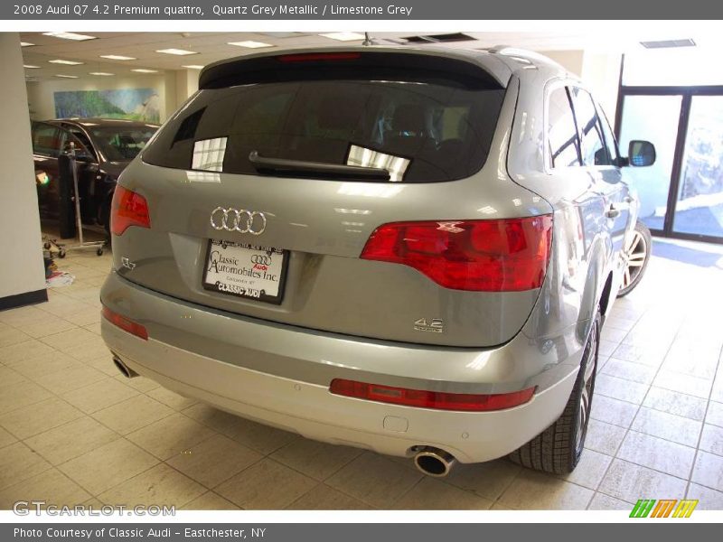 Quartz Grey Metallic / Limestone Grey 2008 Audi Q7 4.2 Premium quattro