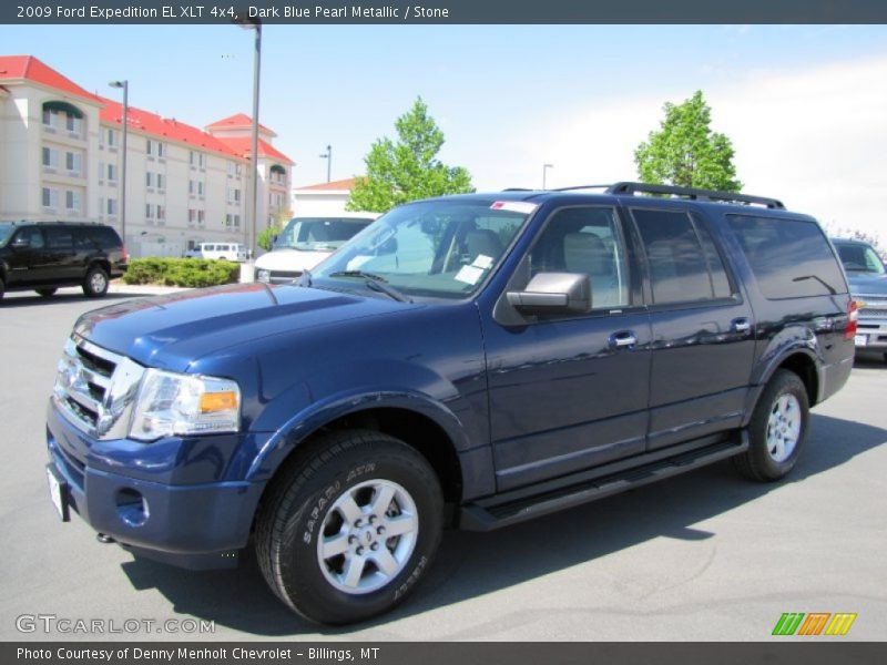 Dark Blue Pearl Metallic / Stone 2009 Ford Expedition EL XLT 4x4