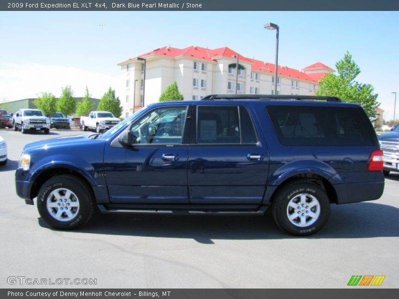 Dark Blue Pearl Metallic / Stone 2009 Ford Expedition EL XLT 4x4