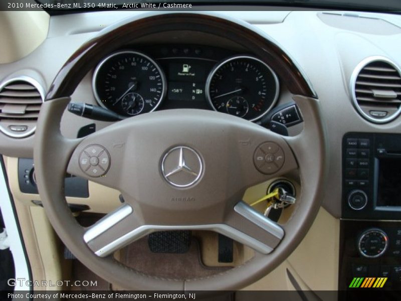 Arctic White / Cashmere 2010 Mercedes-Benz ML 350 4Matic