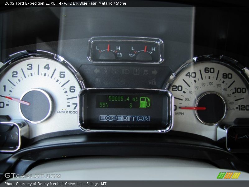 Dark Blue Pearl Metallic / Stone 2009 Ford Expedition EL XLT 4x4