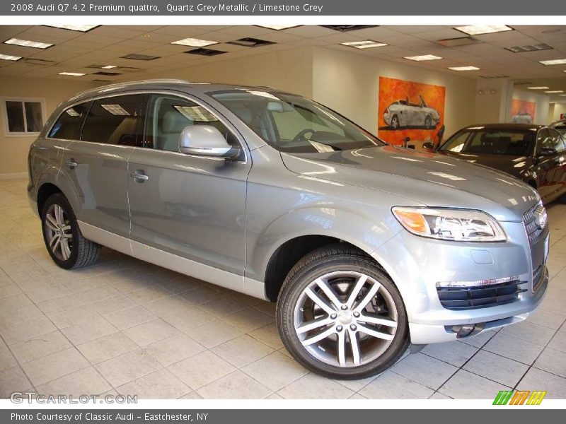 Quartz Grey Metallic / Limestone Grey 2008 Audi Q7 4.2 Premium quattro