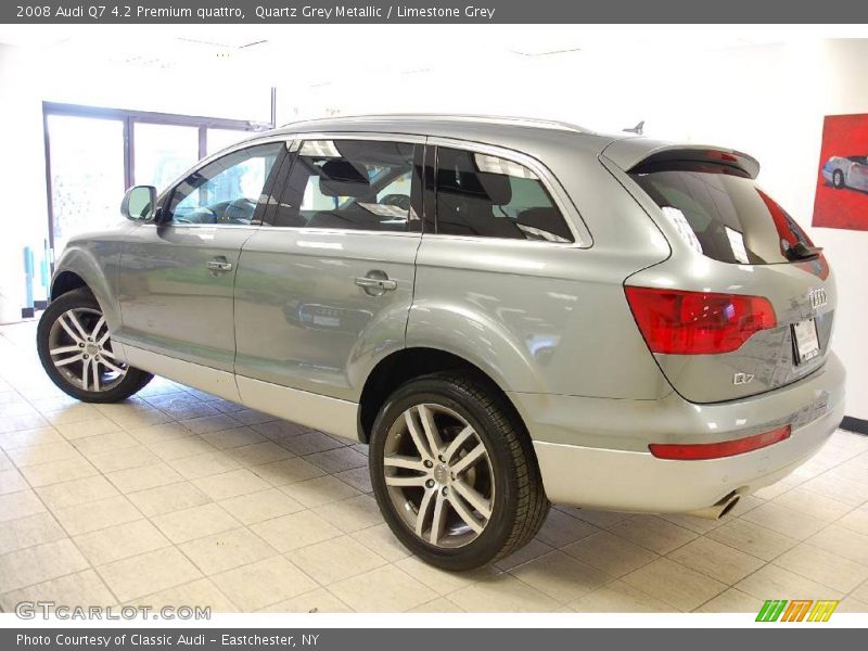 Quartz Grey Metallic / Limestone Grey 2008 Audi Q7 4.2 Premium quattro