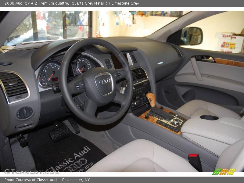 Quartz Grey Metallic / Limestone Grey 2008 Audi Q7 4.2 Premium quattro