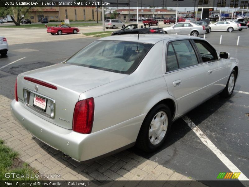 Sterling Metallic / Dark Gray 2002 Cadillac DeVille Sedan