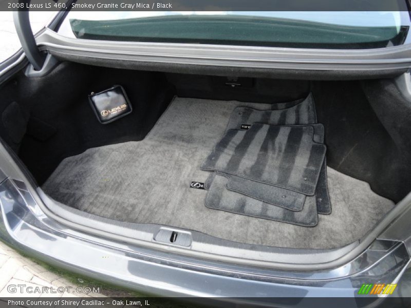 Smokey Granite Gray Mica / Black 2008 Lexus LS 460