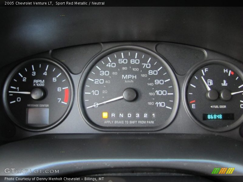 Sport Red Metallic / Neutral 2005 Chevrolet Venture LT