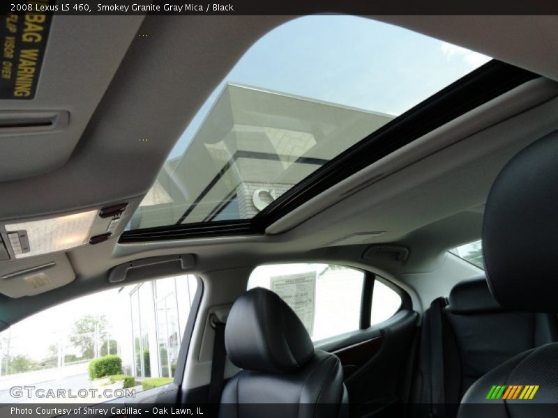 Smokey Granite Gray Mica / Black 2008 Lexus LS 460