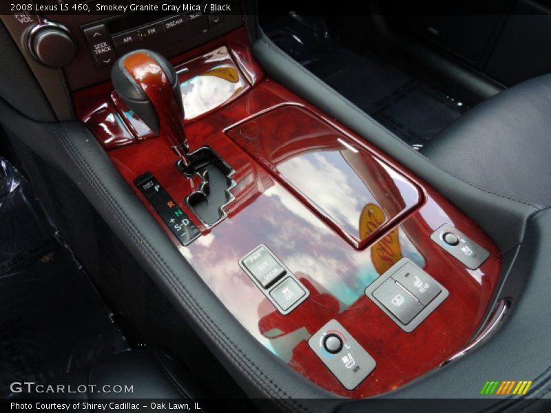 Smokey Granite Gray Mica / Black 2008 Lexus LS 460