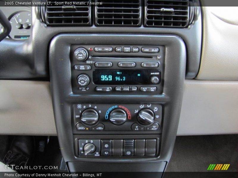 Controls of 2005 Venture LT