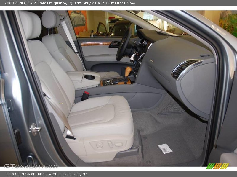 Quartz Grey Metallic / Limestone Grey 2008 Audi Q7 4.2 Premium quattro