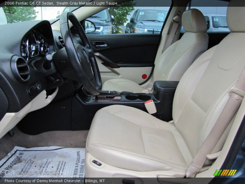  2006 G6 GT Sedan Light Taupe Interior