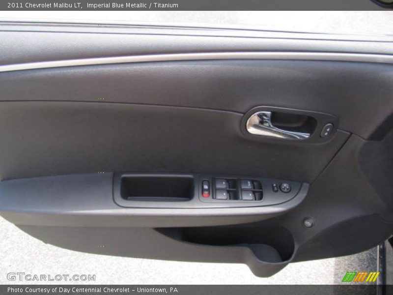 Imperial Blue Metallic / Titanium 2011 Chevrolet Malibu LT