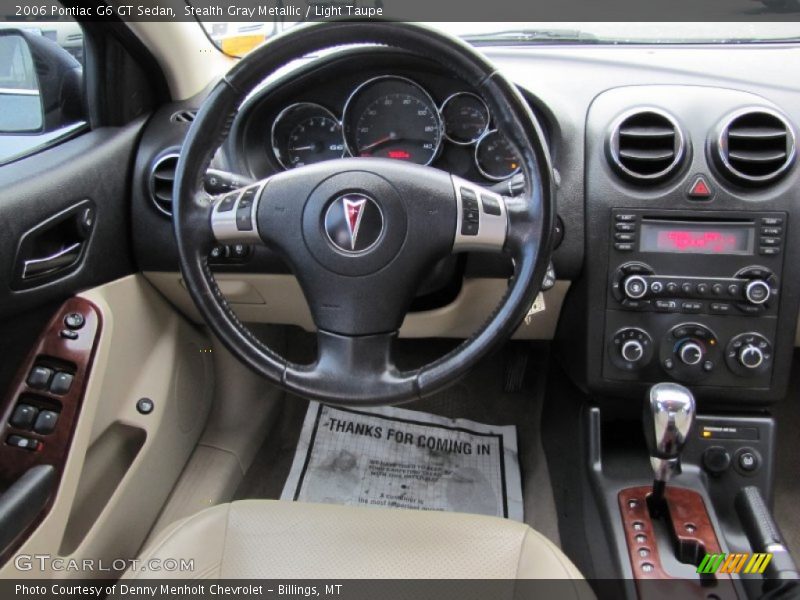 Dashboard of 2006 G6 GT Sedan