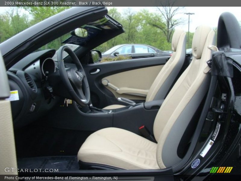  2009 SLK 300 Roadster Black/Beige Interior