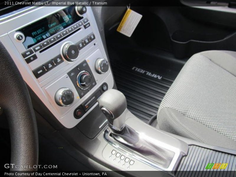 Imperial Blue Metallic / Titanium 2011 Chevrolet Malibu LT