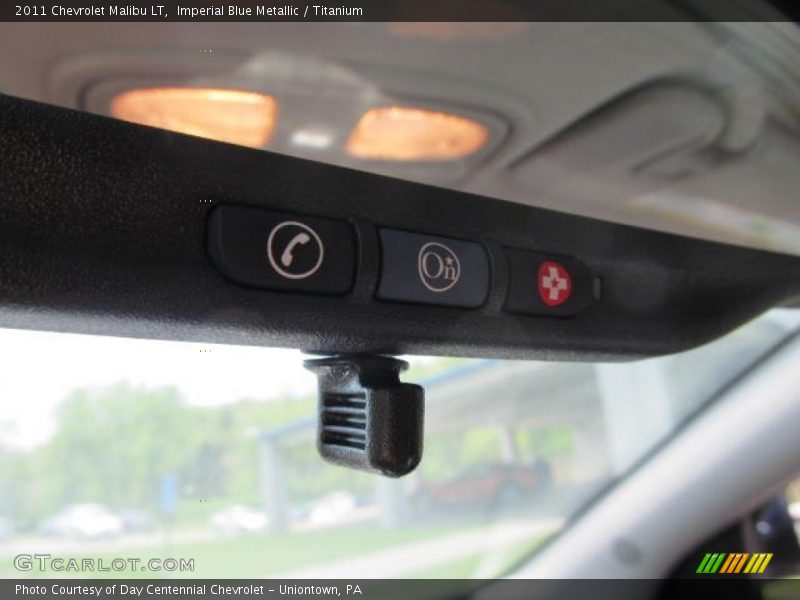 Imperial Blue Metallic / Titanium 2011 Chevrolet Malibu LT