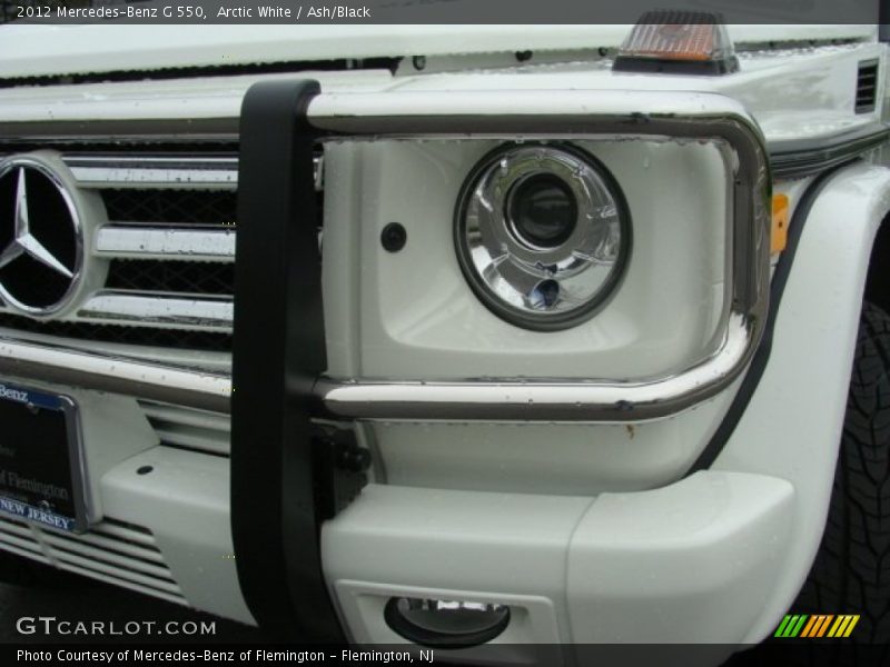 Arctic White / Ash/Black 2012 Mercedes-Benz G 550