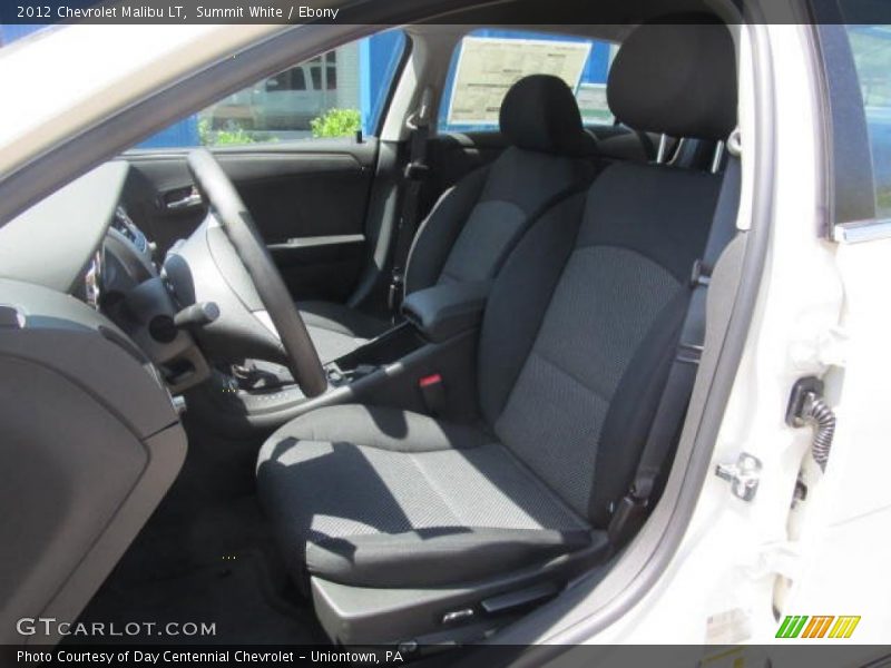 Summit White / Ebony 2012 Chevrolet Malibu LT