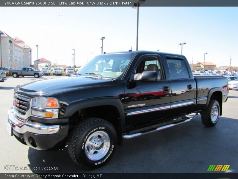 Onyx Black / Dark Pewter 2004 GMC Sierra 2500HD SLT Crew Cab 4x4