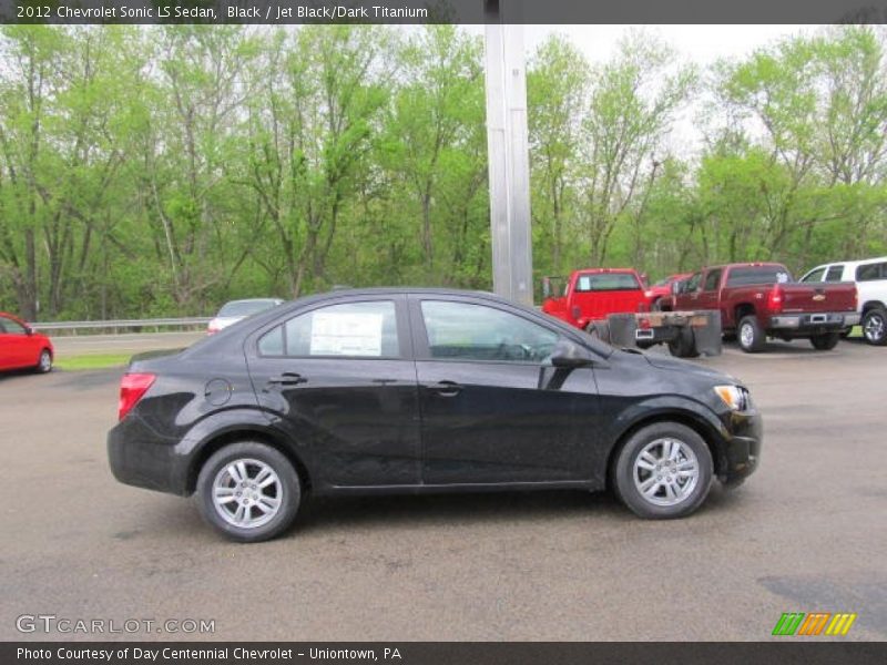 Black / Jet Black/Dark Titanium 2012 Chevrolet Sonic LS Sedan