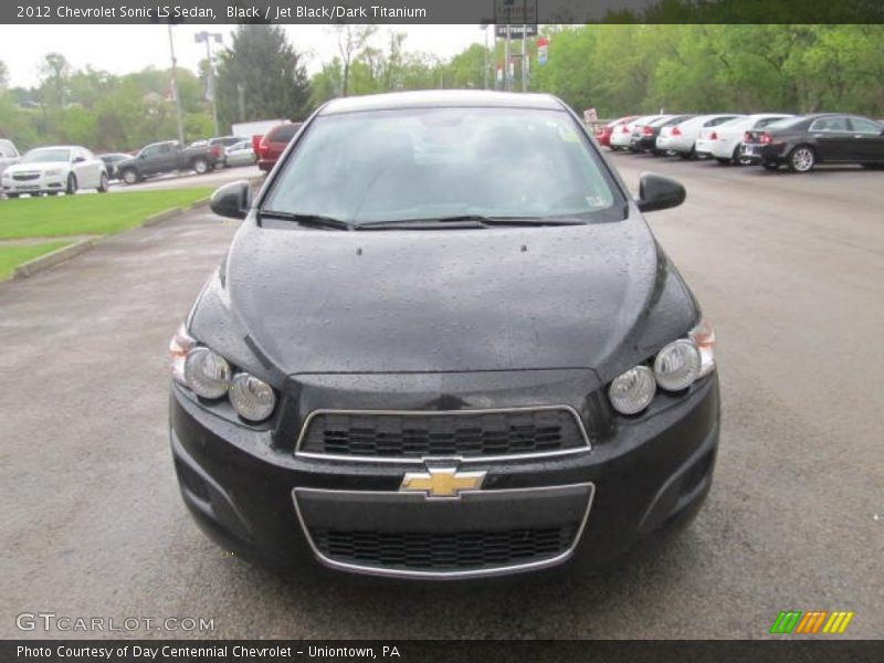Black / Jet Black/Dark Titanium 2012 Chevrolet Sonic LS Sedan