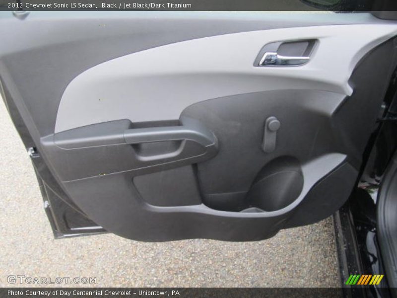 Black / Jet Black/Dark Titanium 2012 Chevrolet Sonic LS Sedan