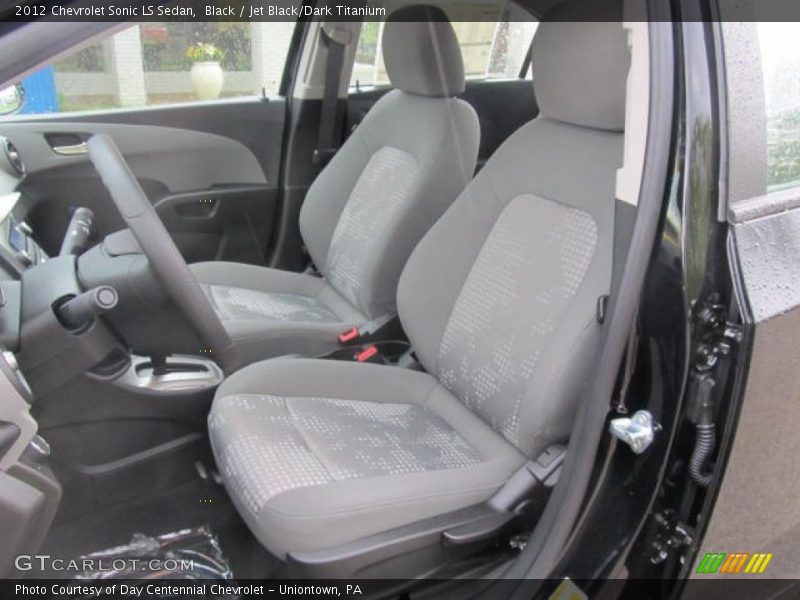 Black / Jet Black/Dark Titanium 2012 Chevrolet Sonic LS Sedan