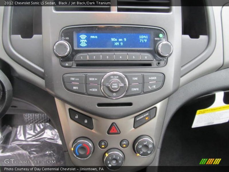 Black / Jet Black/Dark Titanium 2012 Chevrolet Sonic LS Sedan