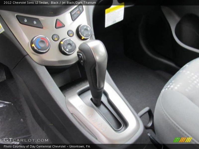 Black / Jet Black/Dark Titanium 2012 Chevrolet Sonic LS Sedan