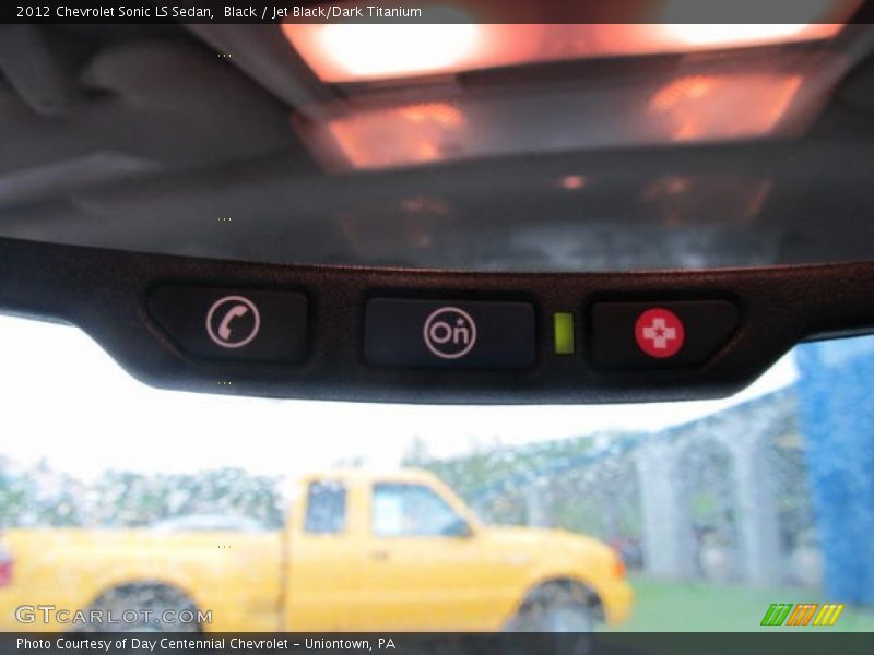 Black / Jet Black/Dark Titanium 2012 Chevrolet Sonic LS Sedan