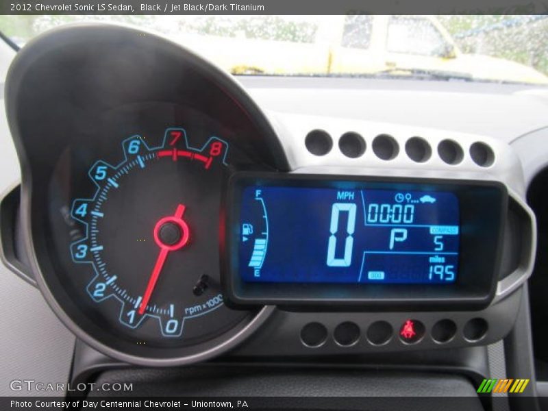 Black / Jet Black/Dark Titanium 2012 Chevrolet Sonic LS Sedan