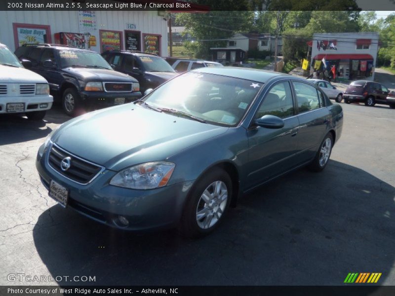 Seascape Light Blue / Charcoal Black 2002 Nissan Altima 2.5 S