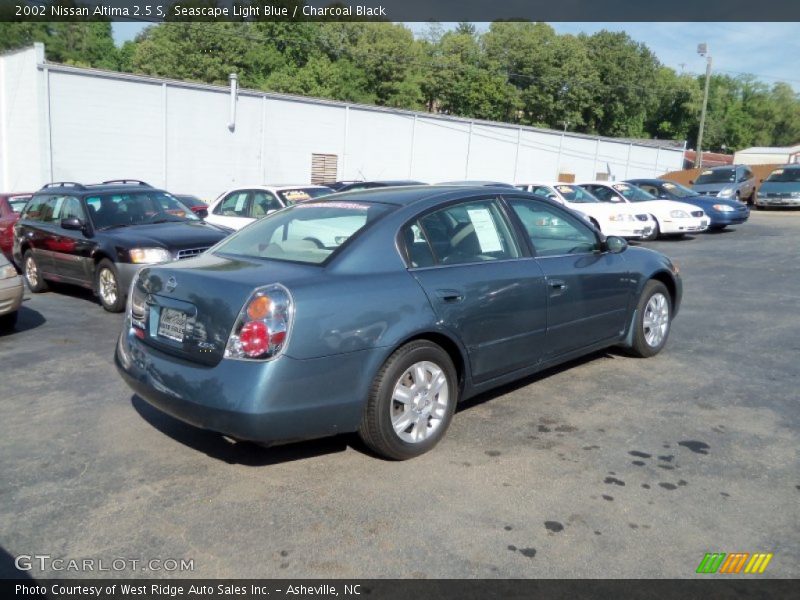 Seascape Light Blue / Charcoal Black 2002 Nissan Altima 2.5 S